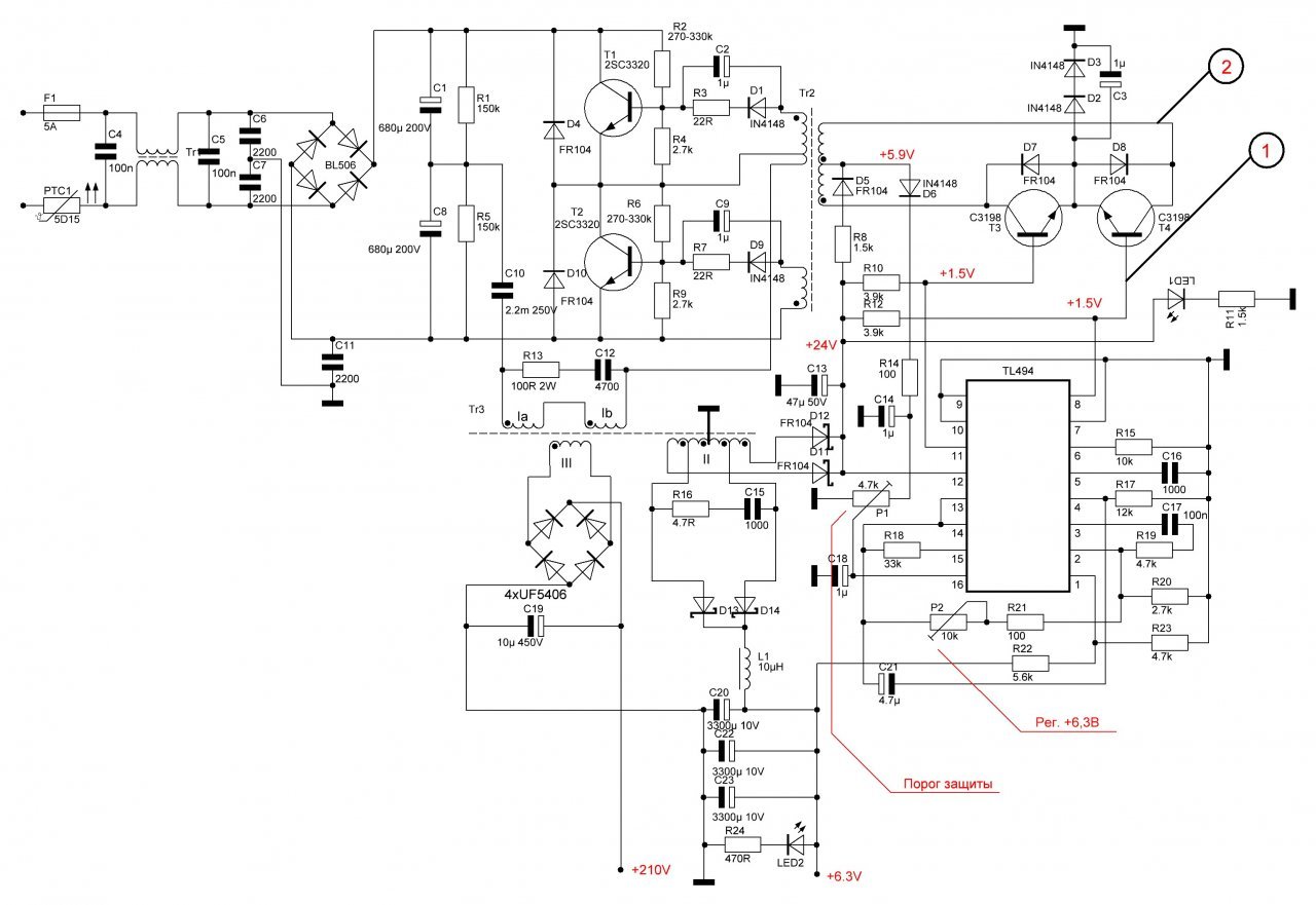 Иип на tl494 схема своими руками