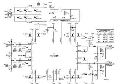 Tda8920bj схема усилителя